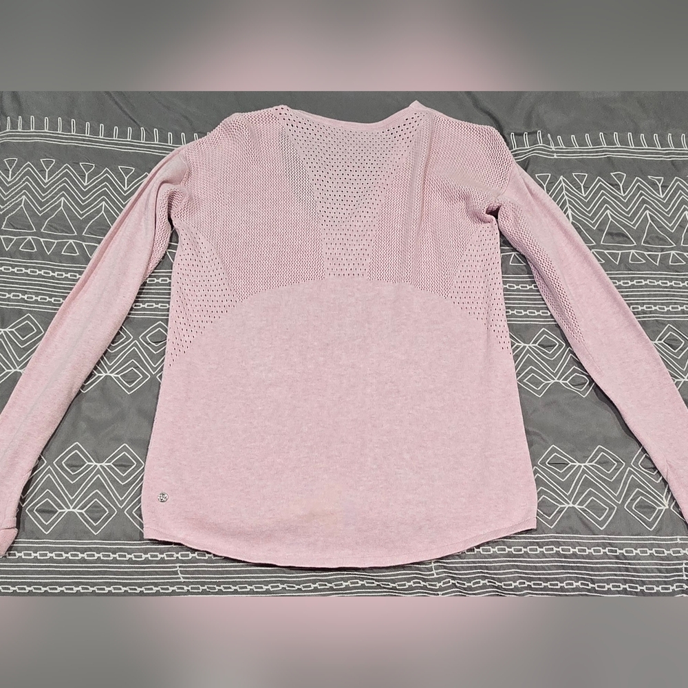 Lululemon Still Movement Pink Sweater Size 4 - Picture 5 of 6
